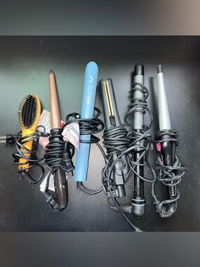 Bundle of Assorted Hair Styling Tools